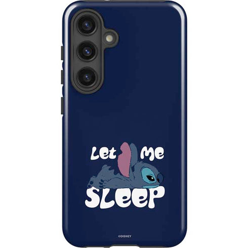 Disney Lilo and Stitch Let Me Sleep Galaxy S25 Plus Impact Case