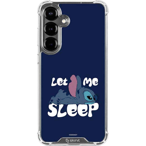 Disney Lilo and Stitch Let Me Sleep Galaxy S26 Clear Case