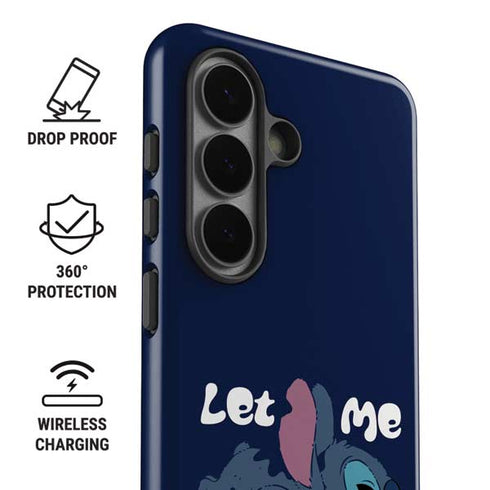 Disney Lilo and Stitch Let Me Sleep Galaxy S26 Plus Impact Case