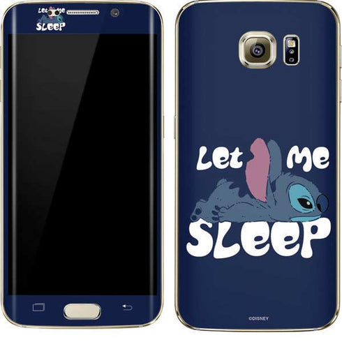 Disney Lilo and Stitch Let Me Sleep Galaxy S7 Edge Skin