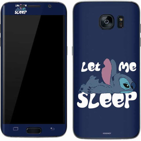 Disney Lilo and Stitch Let Me Sleep Galaxy S7 Skin