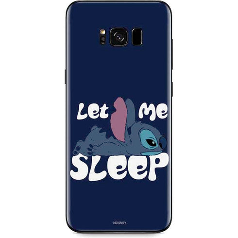 Disney Lilo and Stitch Let Me Sleep Galaxy S8 Skin