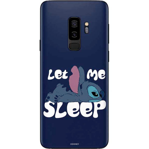 Disney Lilo and Stitch Let Me Sleep Galaxy S9 Plus Skin
