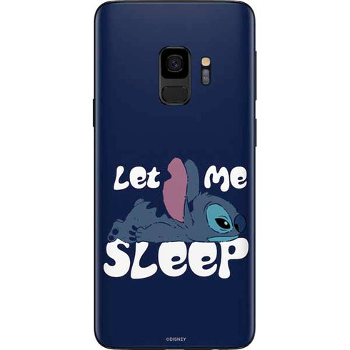 Disney Lilo and Stitch Let Me Sleep Galaxy S9 Skin