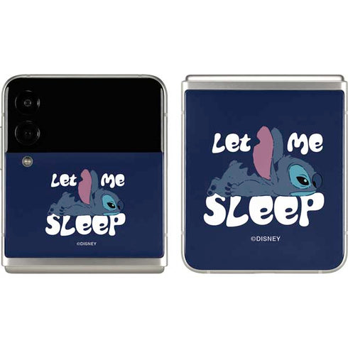 Disney Lilo and Stitch Let Me Sleep Galaxy Z Flip3 5G Skin