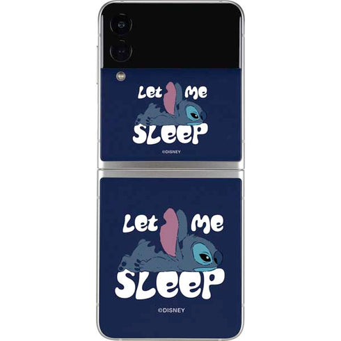 Disney Lilo and Stitch Let Me Sleep Galaxy Z Flip3 5G Skin
