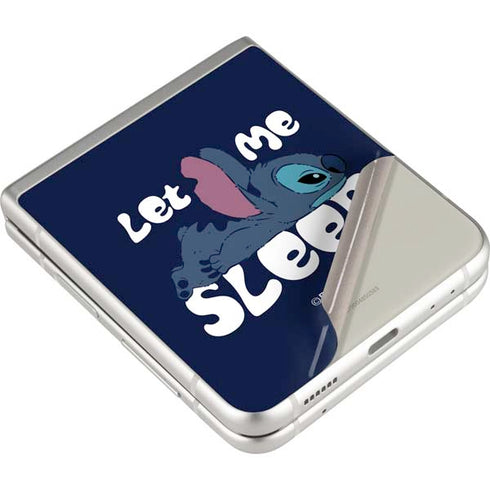 Disney Lilo and Stitch Let Me Sleep Galaxy Z Flip3 5G Skin