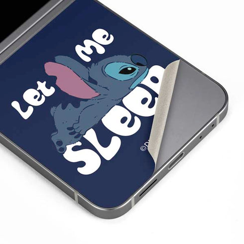 Disney Lilo and Stitch Let Me Sleep Galaxy Z Flip6 Skin
