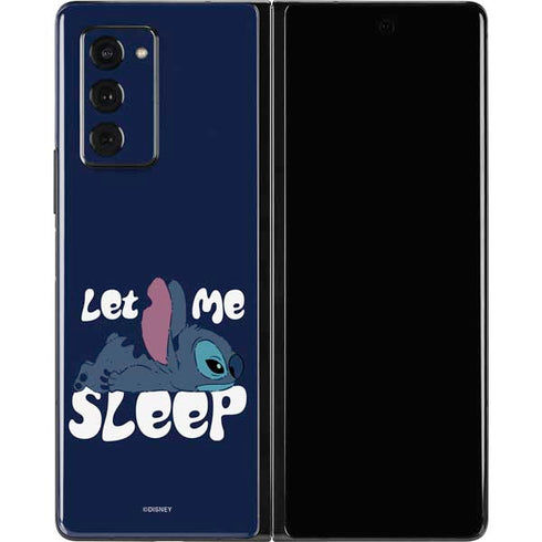 Disney Lilo and Stitch Let Me Sleep Galaxy Z Fold2 5G Skin