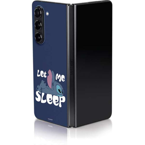 Disney Lilo and Stitch Let Me Sleep Galaxy Z Fold5 5G Skin
