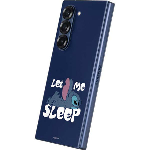 Disney Lilo and Stitch Let Me Sleep Galaxy Z Fold6 Skin
