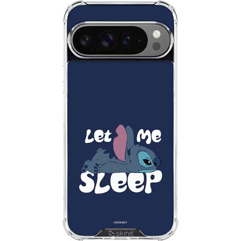 Disney Lilo and Stitch Let Me Sleep Google Pixel 10 Pro XL Clear Case
