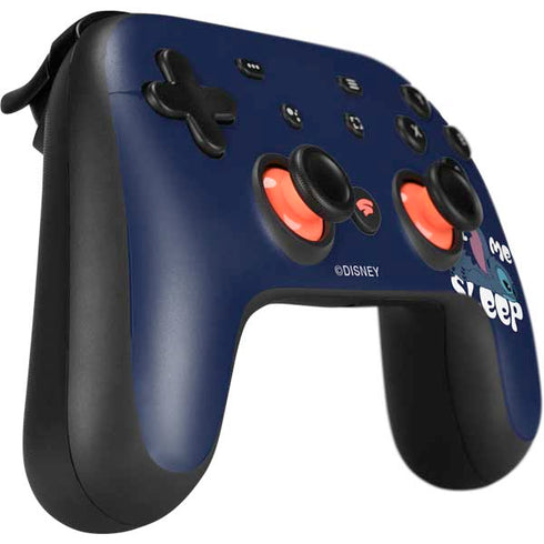 Disney Lilo and Stitch Let Me Sleep Google Stadia Controller Skin