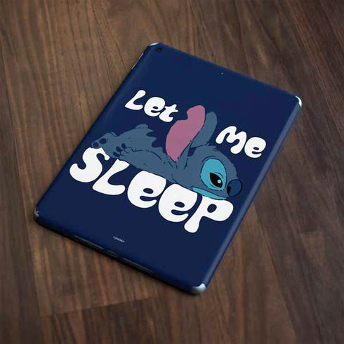 Disney Lilo and Stitch Let Me Sleep Apple iPad Skin
