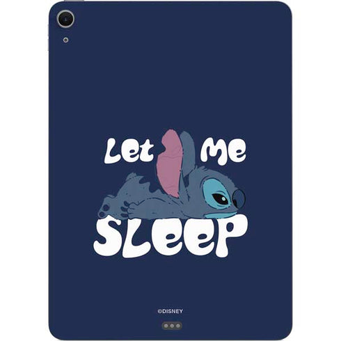 Disney Lilo and Stitch Let Me Sleep Apple iPad Air Skin