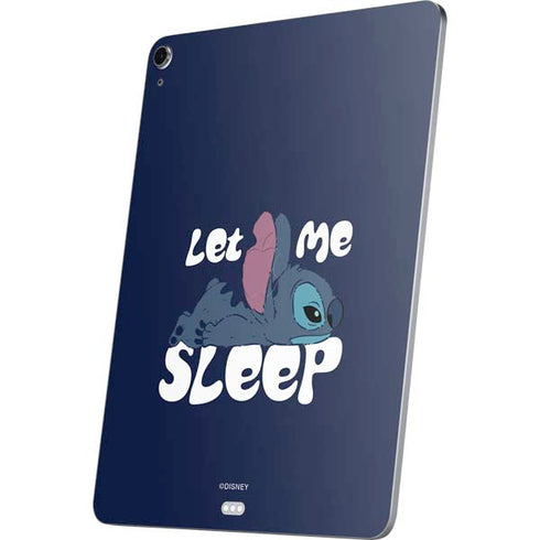 Disney Lilo and Stitch Let Me Sleep Apple iPad Air Skin