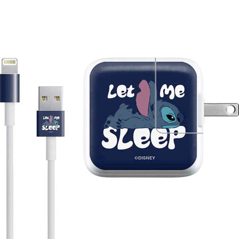 Disney Lilo and Stitch Let Me Sleep iPad Charger (10W USB) Skin