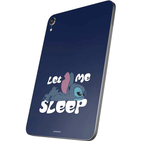 Disney Lilo and Stitch Let Me Sleep Apple iPad Mini Skin