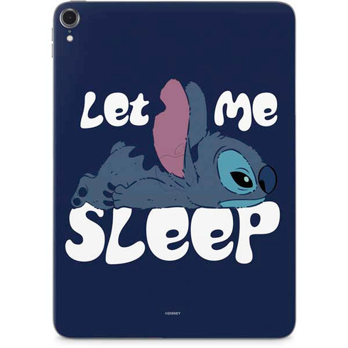 Disney Lilo and Stitch Let Me Sleep Apple iPad Pro Skin