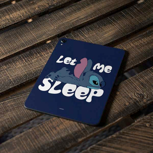 Disney Lilo and Stitch Let Me Sleep Apple iPad Pro Skin