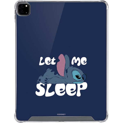 Disney Lilo and Stitch Let Me Sleep iPad Pro 12.9in (2020) Clear Case