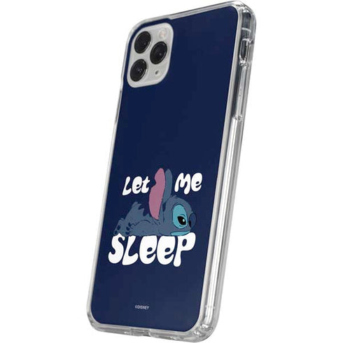 Disney Lilo and Stitch Let Me Sleep iPhone 11 Pro Clear Case