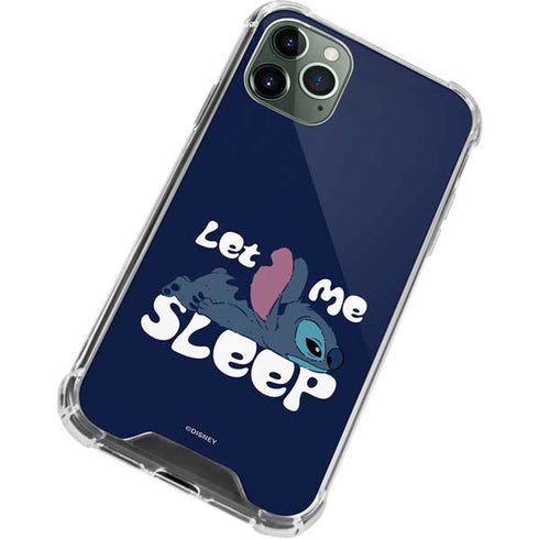 Disney Lilo and Stitch Let Me Sleep iPhone 12 Pro Clear Case