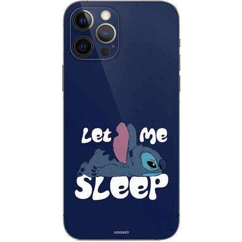 Disney Lilo and Stitch Let Me Sleep iPhone 12 Pro Skin