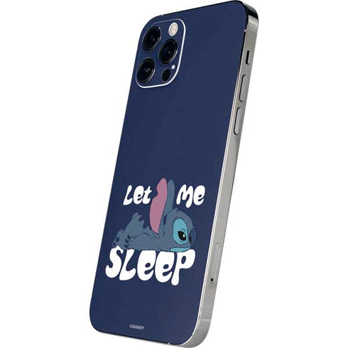 Disney Lilo and Stitch Let Me Sleep iPhone 12 Pro Skin