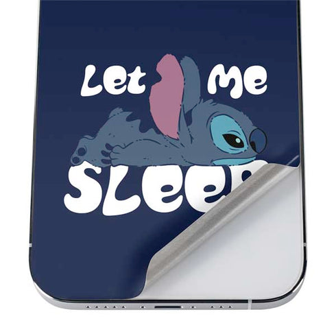 Disney Lilo and Stitch Let Me Sleep iPhone 12 Pro Skin