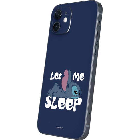 Disney Lilo and Stitch Let Me Sleep iPhone 12 Skin