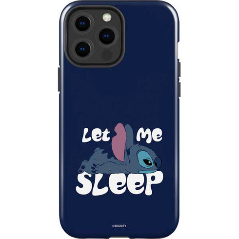Disney Lilo and Stitch Let Me Sleep iPhone 13 Pro Max Impact Case