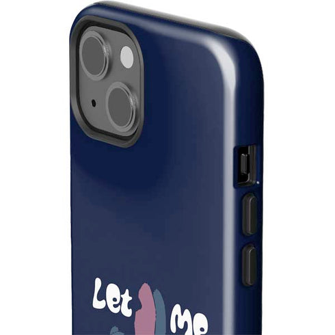 Disney Lilo and Stitch Let Me Sleep iPhone 14 Impact Case