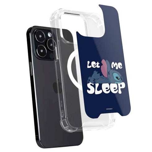 Disney Lilo and Stitch Let Me Sleep iPhone 14 Pro Max MagSafe Case
