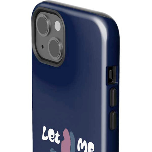 Disney Lilo and Stitch Let Me Sleep iPhone 15 Plus Impact Case