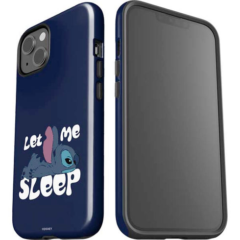 Disney Lilo and Stitch Let Me Sleep iPhone 15 Plus Impact Case