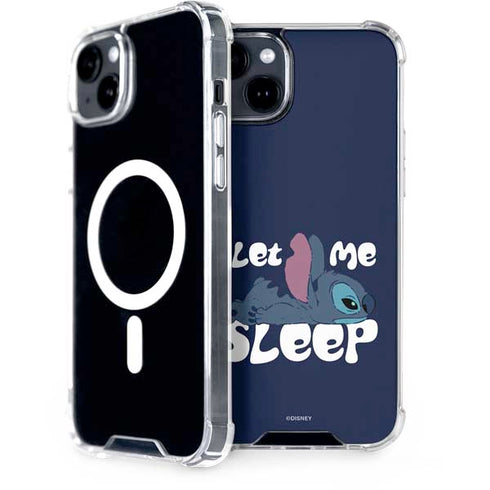 Disney Lilo and Stitch Let Me Sleep iPhone 15 Plus MagSafe Case