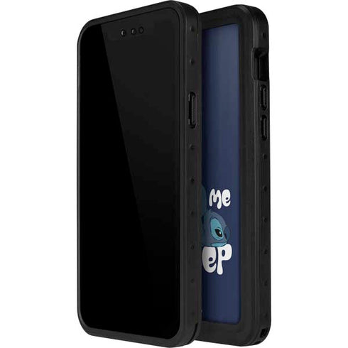 Disney Lilo and Stitch Let Me Sleep iPhone 15 Plus Waterproof Case