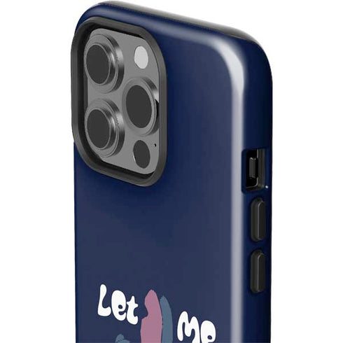 Disney Lilo and Stitch Let Me Sleep iPhone 15 Pro Impact Case