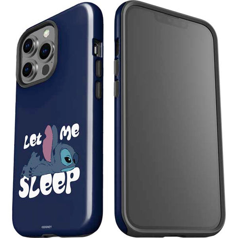 Disney Lilo and Stitch Let Me Sleep iPhone 15 Pro Impact Case