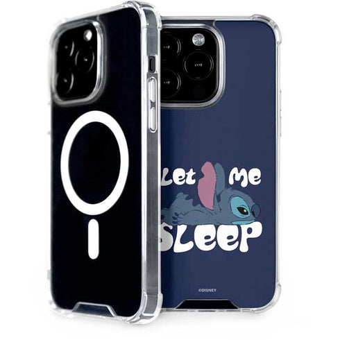 Disney Lilo and Stitch Let Me Sleep iPhone 15 Pro MagSafe Case