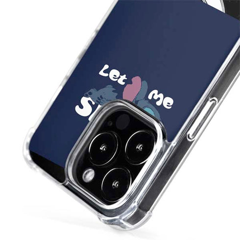 Disney Lilo and Stitch Let Me Sleep iPhone 15 Pro MagSafe Case