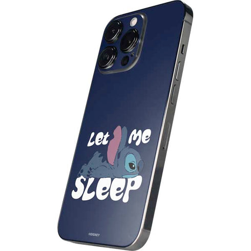 Disney Lilo and Stitch Let Me Sleep iPhone 15 Pro Skin