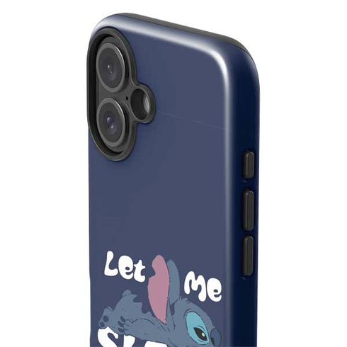 Disney Lilo and Stitch Let Me Sleep iPhone 16 Impact Case