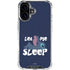 Disney Lilo and Stitch Let Me Sleep iPhone 16 Plus Clear Case