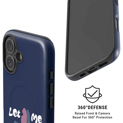 Disney Lilo and Stitch Let Me Sleep iPhone 16 Plus Magsafe Impact Case