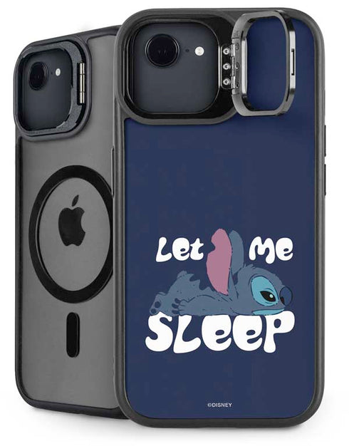 Disney Lilo and Stitch Let Me Sleep iPhone 16e Kickstand Case