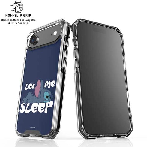 Disney Lilo and Stitch Let Me Sleep iPhone 17 Air Clear Case