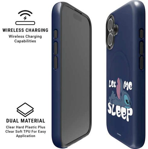 Disney Lilo and Stitch Let Me Sleep iPhone 17 Magsafe Impact Case