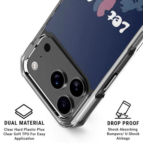 Disney Lilo and Stitch Let Me Sleep iPhone 17 Pro Clear Case